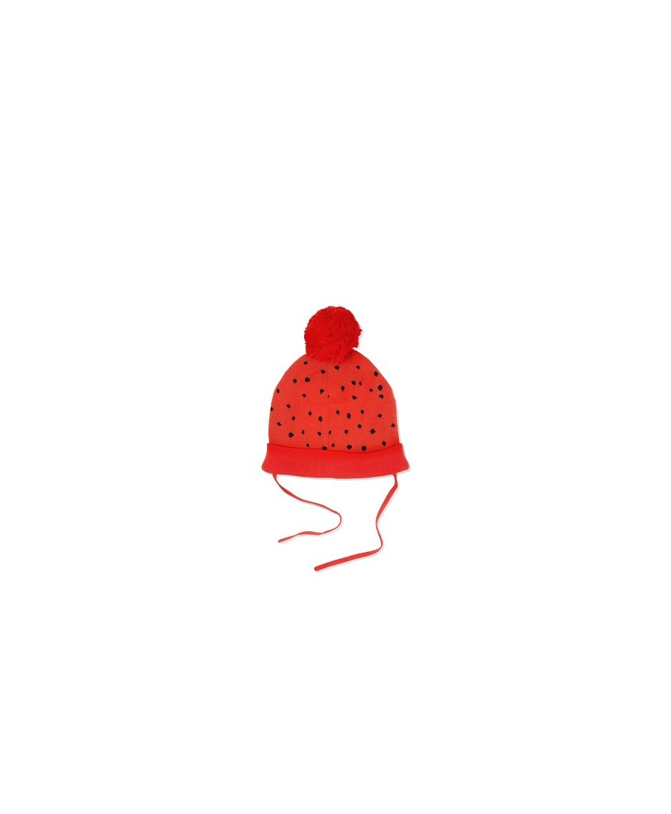 KNITTED BEANIE / RED