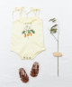 TOCOTO VINTAGE STRAWBERRY PLANT DRAWING ROMPER